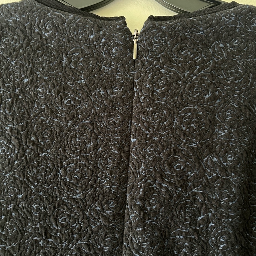 Rebecca Taylor Black Textured Mini Dress - Picture 9 of 15